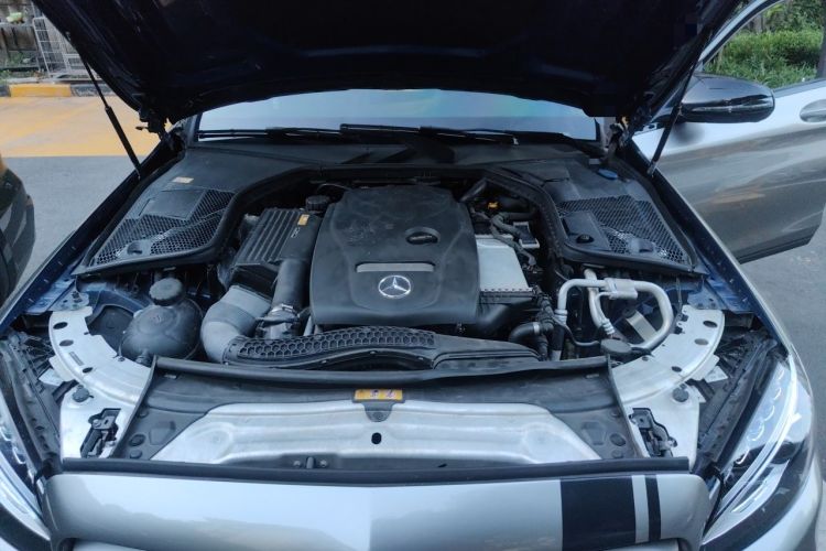 Used Mercedes-Benz C-Class 2015 C 200 station wagon Engine Bay