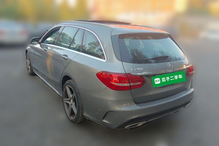 Used Mercedes-Benz C-Class 2015 C 200 station wagon Rear Left 45 Deg