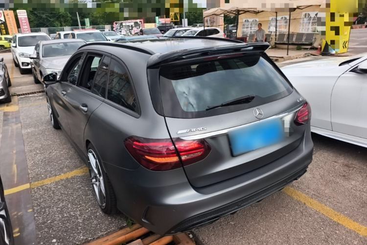 Used Mercedes-Benz C-Class 2015 C 200 station wagon Rear Left 45 Deg