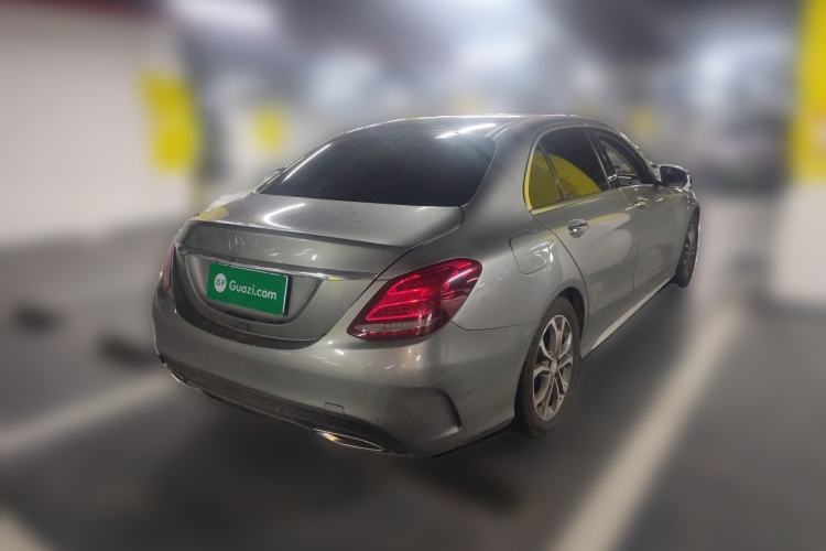 Used Mercedes-Benz C-Class 2015 C 200 L Sport Edition Rear Right 45 Deg