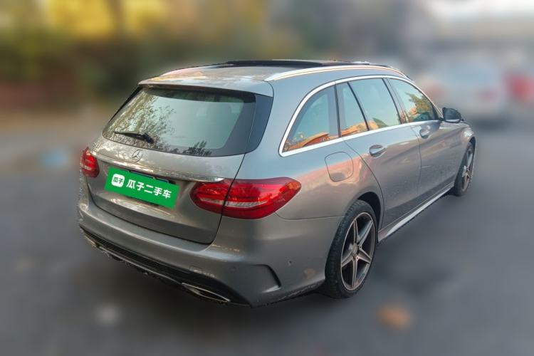 Used Mercedes-Benz C-Class 2015 C 200 station wagon Rear Right 45 Deg