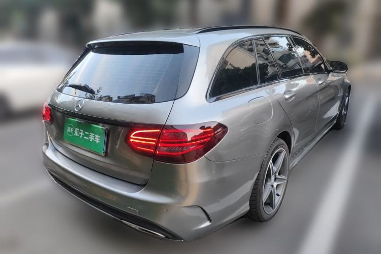 Used Mercedes-Benz C-Class 2015 C 200 station wagon Rear Right 45 Deg