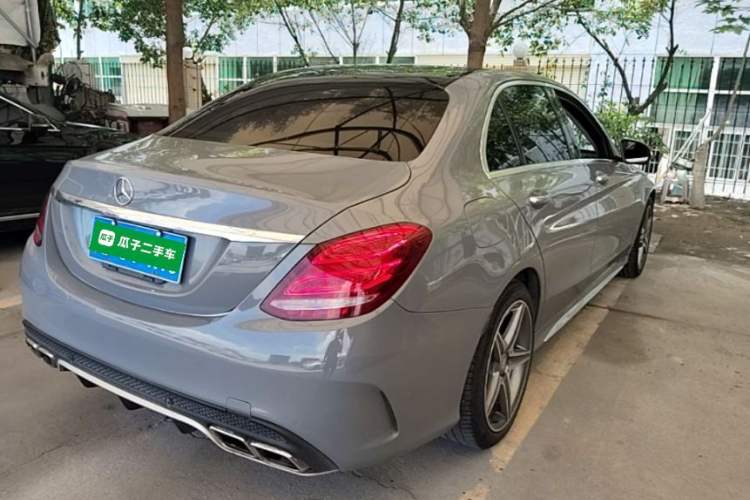 Used Mercedes-Benz C-Class 2015 C 300 L Sport Edition Rear Right 45 Deg