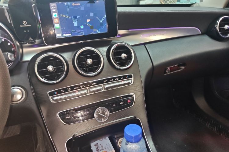Used Mercedes-Benz C-Class 2015 C 200 L Sport Edition Audio And AC Panel