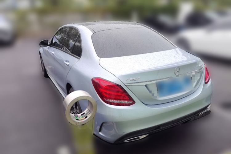 Used Mercedes-Benz C-Class 2015 C 200 Sport Edition 4MATIC Rear Left 45 Deg