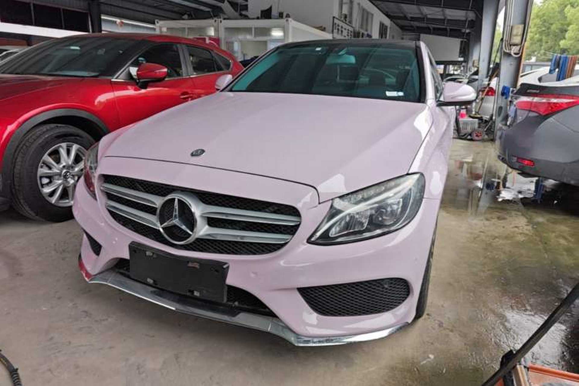 Used Mercedes-Benz C-Class 2015 C 200 L Sport Edition Front Left 45 Deg