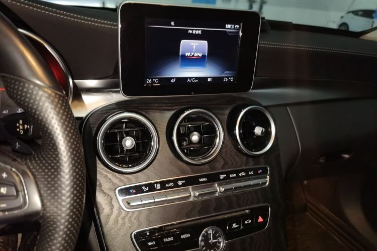 Used Mercedes-Benz C-Class 2015 Restyled C 180 L Sport Edition Audio And AC Panel