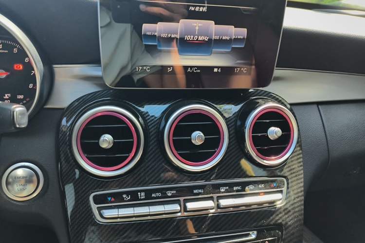 Used Mercedes-Benz C-Class 2015 C 200 Sport Edition Audio And AC Panel