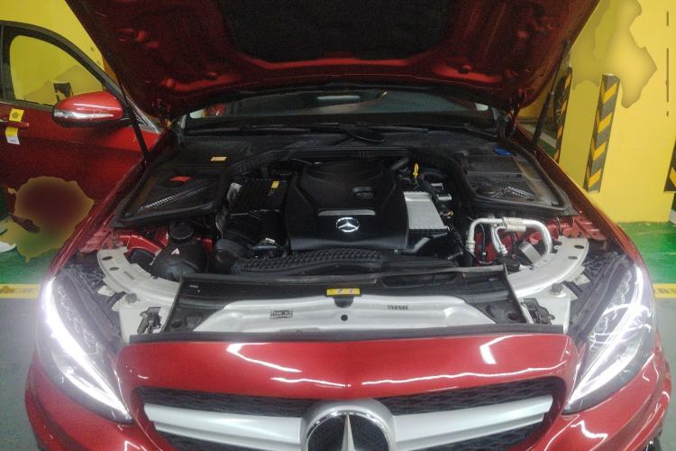 Used Mercedes-Benz C-Class 2015 Revised C 200 L Sport Edition Engine Bay