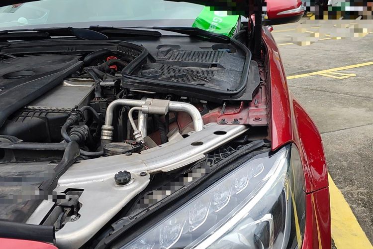 Used Mercedes-Benz C-Class 2015 Restyled C 180 L Sport Edition Engine Bay Left