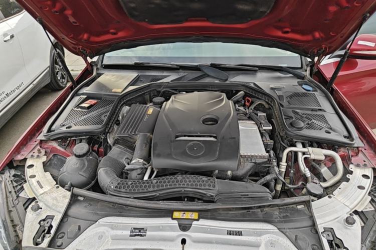 Used Mercedes-Benz C-Class 2015 Restyled C 180 L Sport Edition Engine Bay