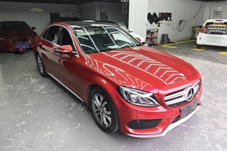 Used Mercedes-Benz C-Class 2015 C 200 L Sport Edition Front Right 45 Deg