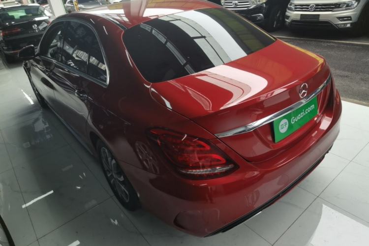 Used Mercedes-Benz C-Class 2015 C 180 L Sport Edition Rear Left 45 Deg