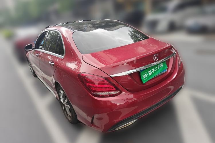 Used Mercedes-Benz C-Class 2015 C 200 L Sport Edition Rear Left 45 Deg