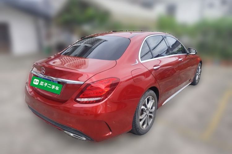 Used Mercedes-Benz C-Class 2015 Restyled C 180 L Sport Edition Rear Right 45 Deg