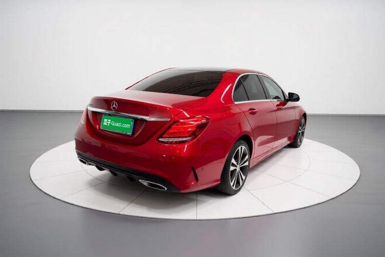 Used Mercedes-Benz C-Class 2015 C 200 Sport Edition 4MATIC Rear Right 45 Deg