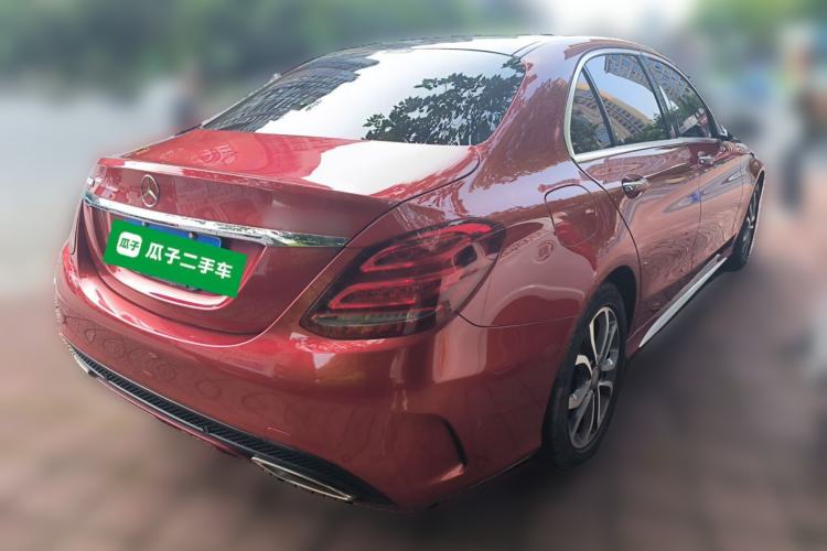 Used Mercedes-Benz C-Class 2015 C 200 L Sport Edition Rear Right 45 Deg