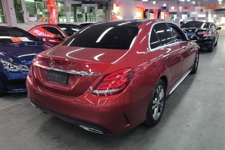 Used Mercedes-Benz C-Class 2015 Revised C 200 L Sport Edition Rear Right 45 Deg