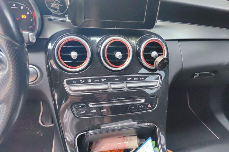 Used Mercedes-Benz C-Class 2015 C 200 Sport Edition Audio And AC Panel