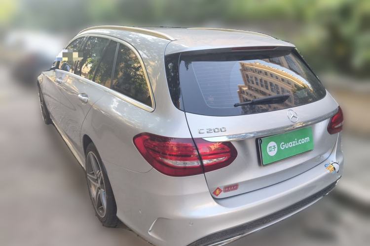 Used Mercedes-Benz C-Class 2015 C 200 station wagon Rear Left 45 Deg
