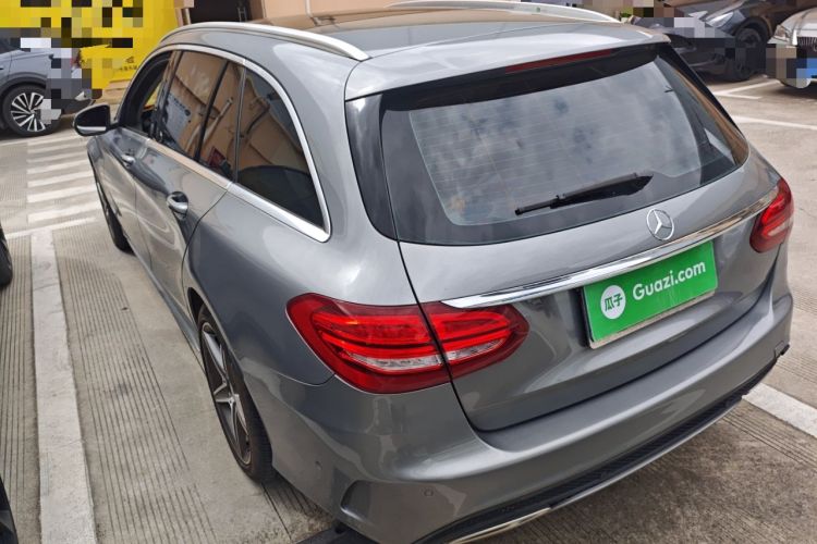 Used Mercedes-Benz C-Class 2015 C 200 station wagon Rear Left 45 Deg