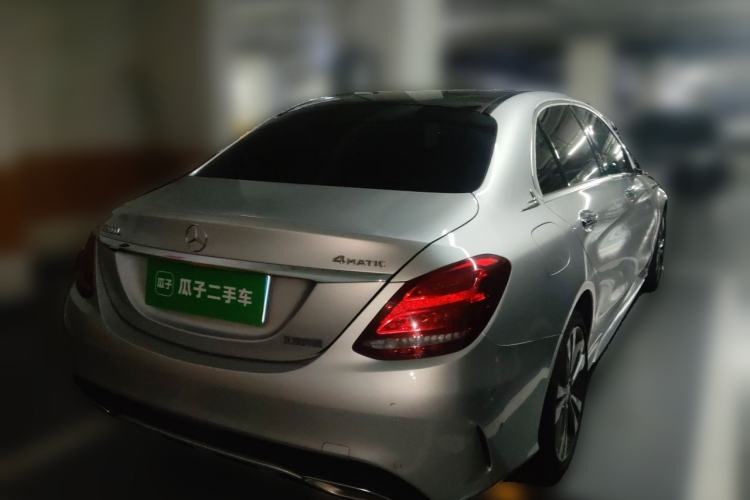 Used Mercedes-Benz C-Class 2015 C 200 L 4MATIC Sport Edition Rear Right 45 Deg