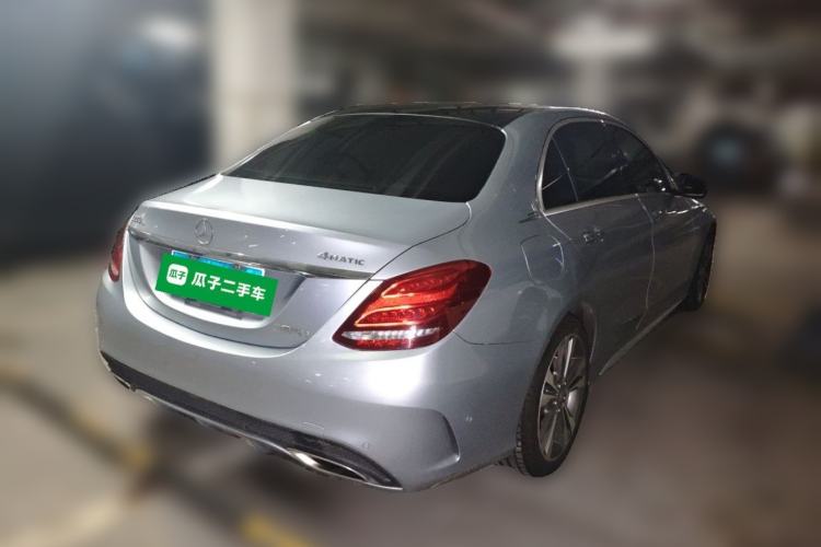 Used Mercedes-Benz C-Class 2015 C 200 L 4MATIC Sport Edition Rear Right 45 Deg