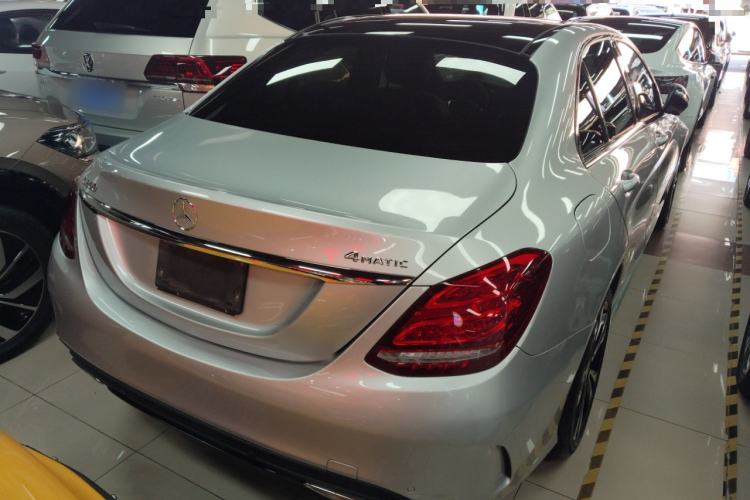 Used Mercedes-Benz C-Class 2015 C 200 Sport Edition 4MATIC Rear Right 45 Deg