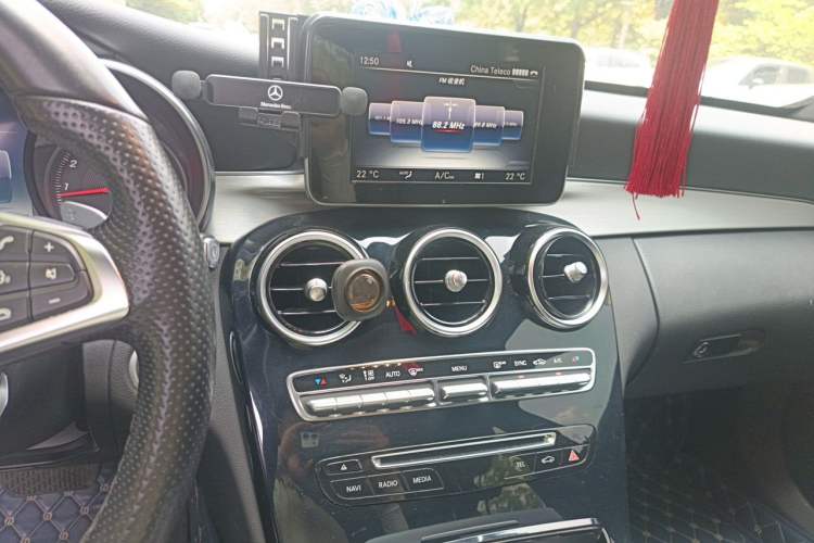 Used Mercedes-Benz C-Class 2015 C 200 Sport Edition 4MATIC Audio And AC Panel
