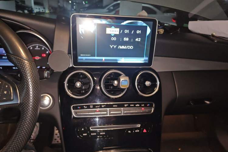 Used Mercedes-Benz C-Class 2015 C 200 Sport Edition Audio And AC Panel