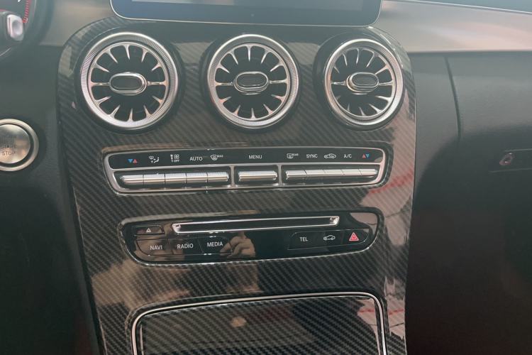 Used Mercedes-Benz C-Class 2015 C 200 Sport Edition Audio And AC Panel