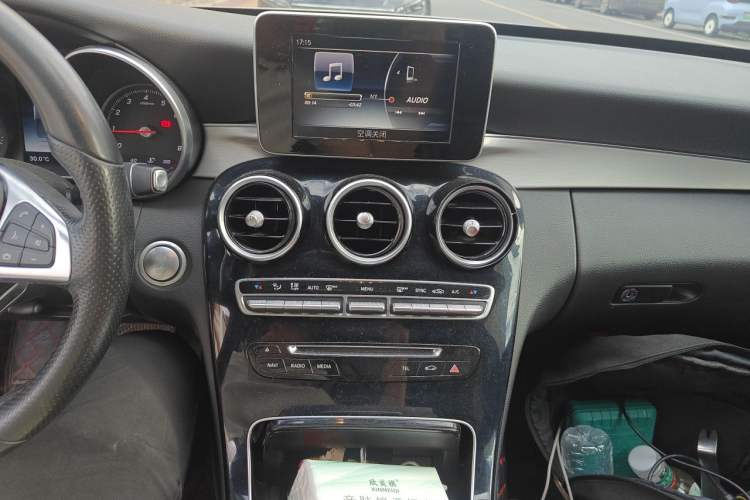 Used Mercedes-Benz C-Class 2015 C 200 Sport Edition Audio And AC Panel
