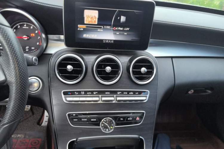 Used Mercedes-Benz C-Class 2015 C 260 L Sport Edition Audio And AC Panel