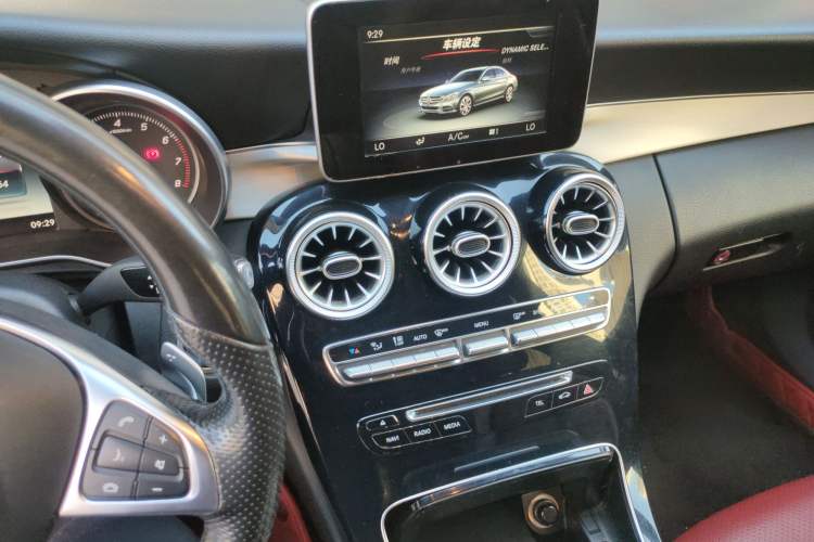 Used Mercedes-Benz C-Class 2015 C 200 Sport Edition 4MATIC Audio And AC Panel