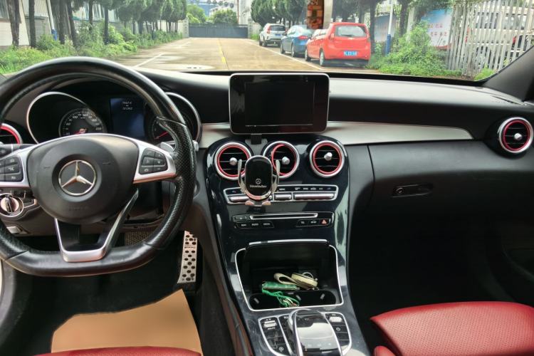 Used Mercedes-Benz C-Class 2015 C 200 Sport Edition Audio And AC Panel