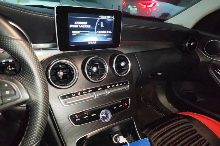 Used Mercedes-Benz C-Class 2015 C 200 L Sport Edition Audio And AC Panel