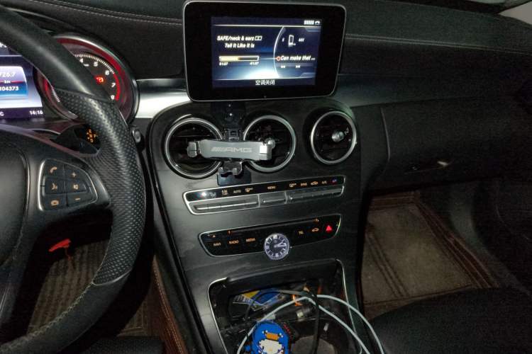 Used Mercedes-Benz C-Class 2015 Revised C 200 L Sport Edition Audio And AC Panel
