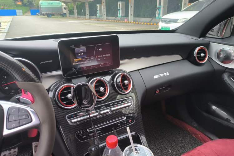 Used Mercedes-Benz C-Class 2015 C 200 Sport Edition Audio And AC Panel