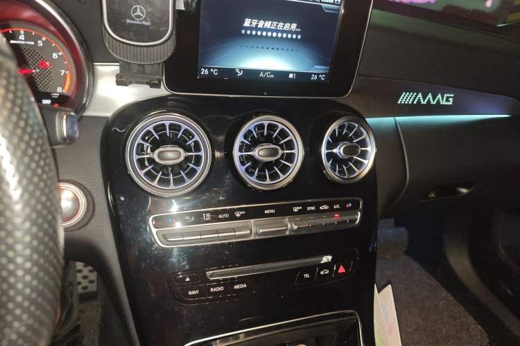 Used Mercedes-Benz C-Class 2015 C 200 Sport Edition Audio And AC Panel
