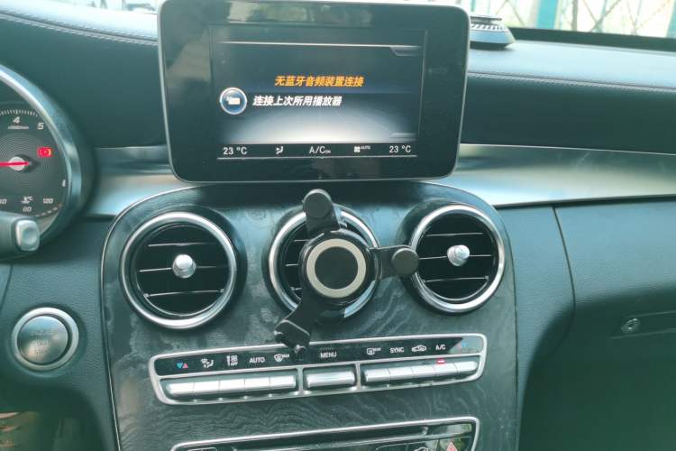 Used Mercedes-Benz C-Class 2015 Restyled C 180 L Sport Edition Audio And AC Panel