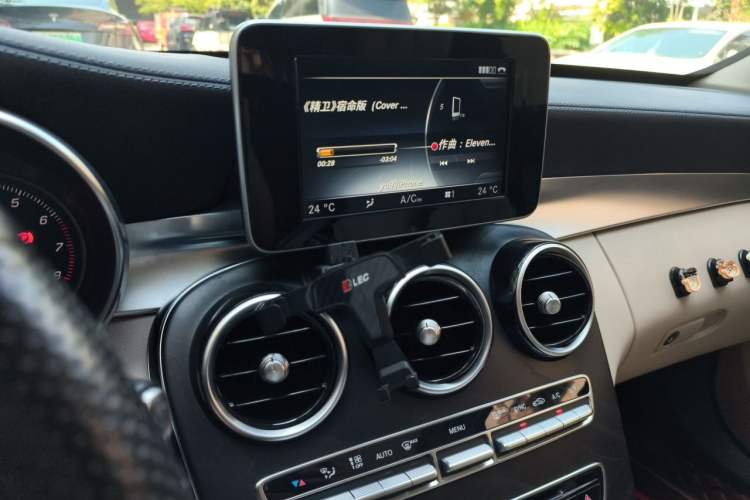 Used Mercedes-Benz C-Class 2015 C 200 L 4MATIC Sport Edition Audio And AC Panel