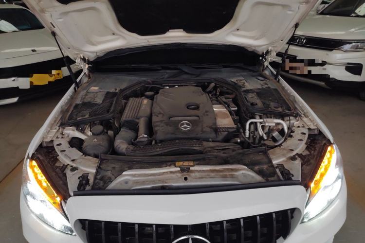 Used Mercedes-Benz C-Class 2015 C 200 station wagon Engine Bay