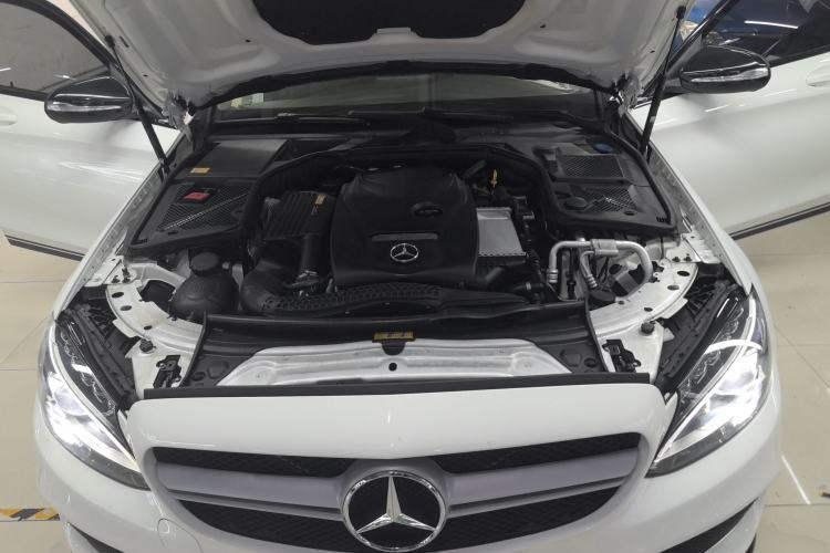 Used Mercedes-Benz C-Class 2015 C 200 station wagon Engine Bay