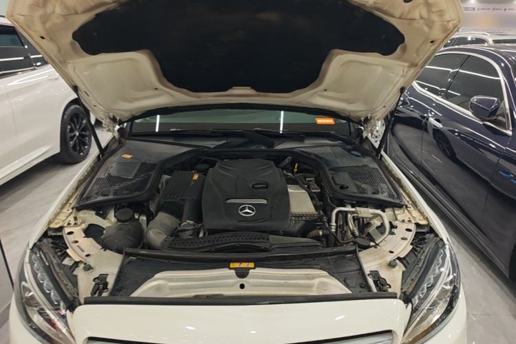 Used Mercedes-Benz C-Class 2015 C 200 station wagon Engine Bay