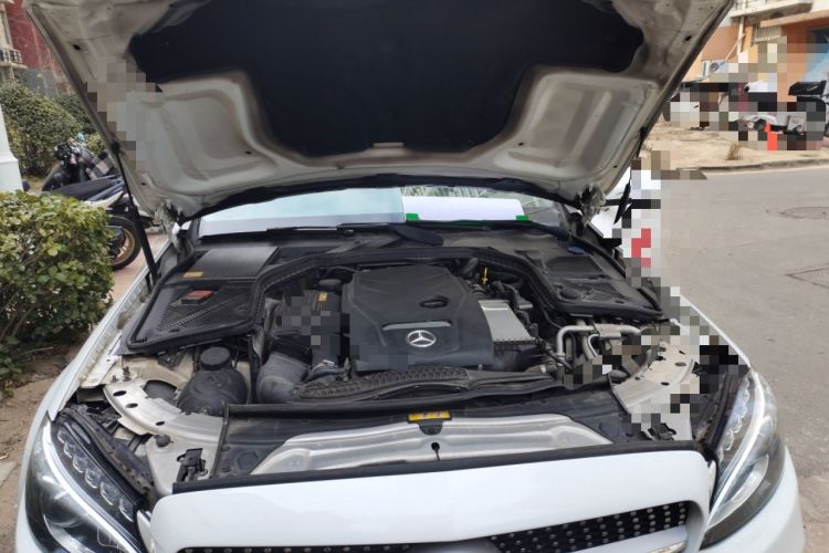 Used Mercedes-Benz C-Class 2015 C 200 station wagon Engine Bay