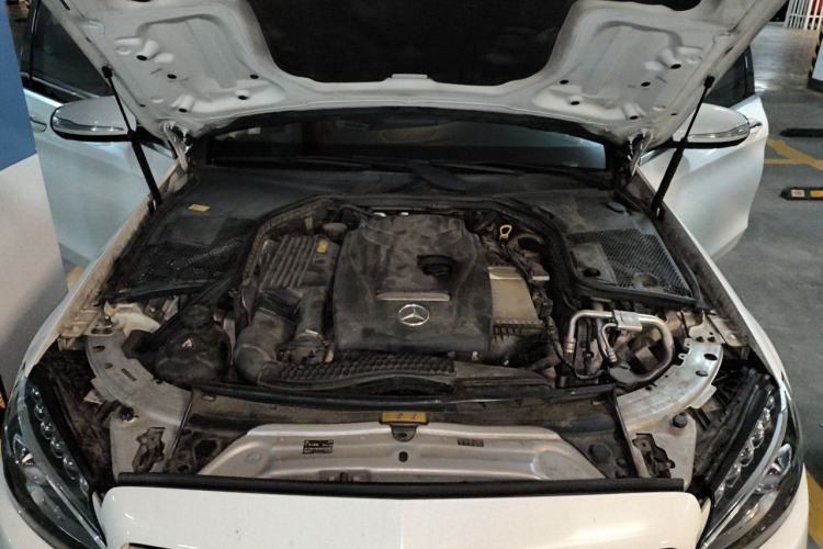 Used Mercedes-Benz C-Class 2015 Revised C 200 L Sport Edition Engine Bay