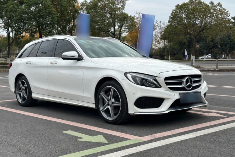 Used Mercedes-Benz C-Class 2015 C 200 station wagon Exterior 3