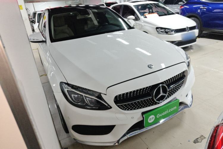 Used Mercedes-Benz C-Class 2015 C 200 L 4MATIC Sport Edition Front Right 45 Deg