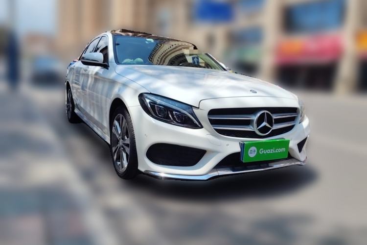 Used Mercedes-Benz C-Class 2015 C 200 L 4MATIC Sport Edition Front Right 45 Deg