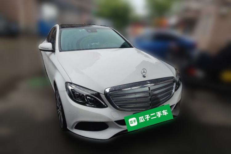 Used Mercedes-Benz C-Class 2015 C 200 L 4MATIC Front Right 45 Deg
